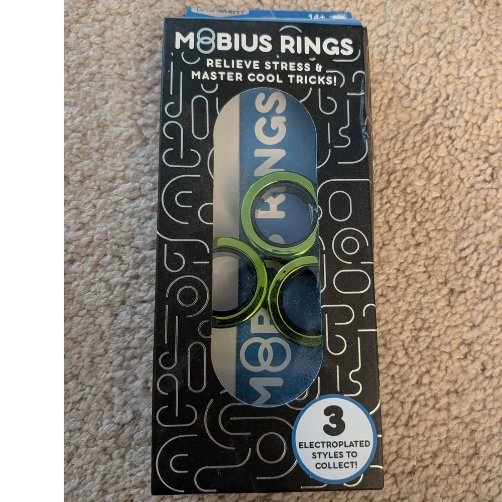 Bulls-i-Toy Mobius Rings Series 2 Magnetic Fidget Toy Set Stress Relief NIB